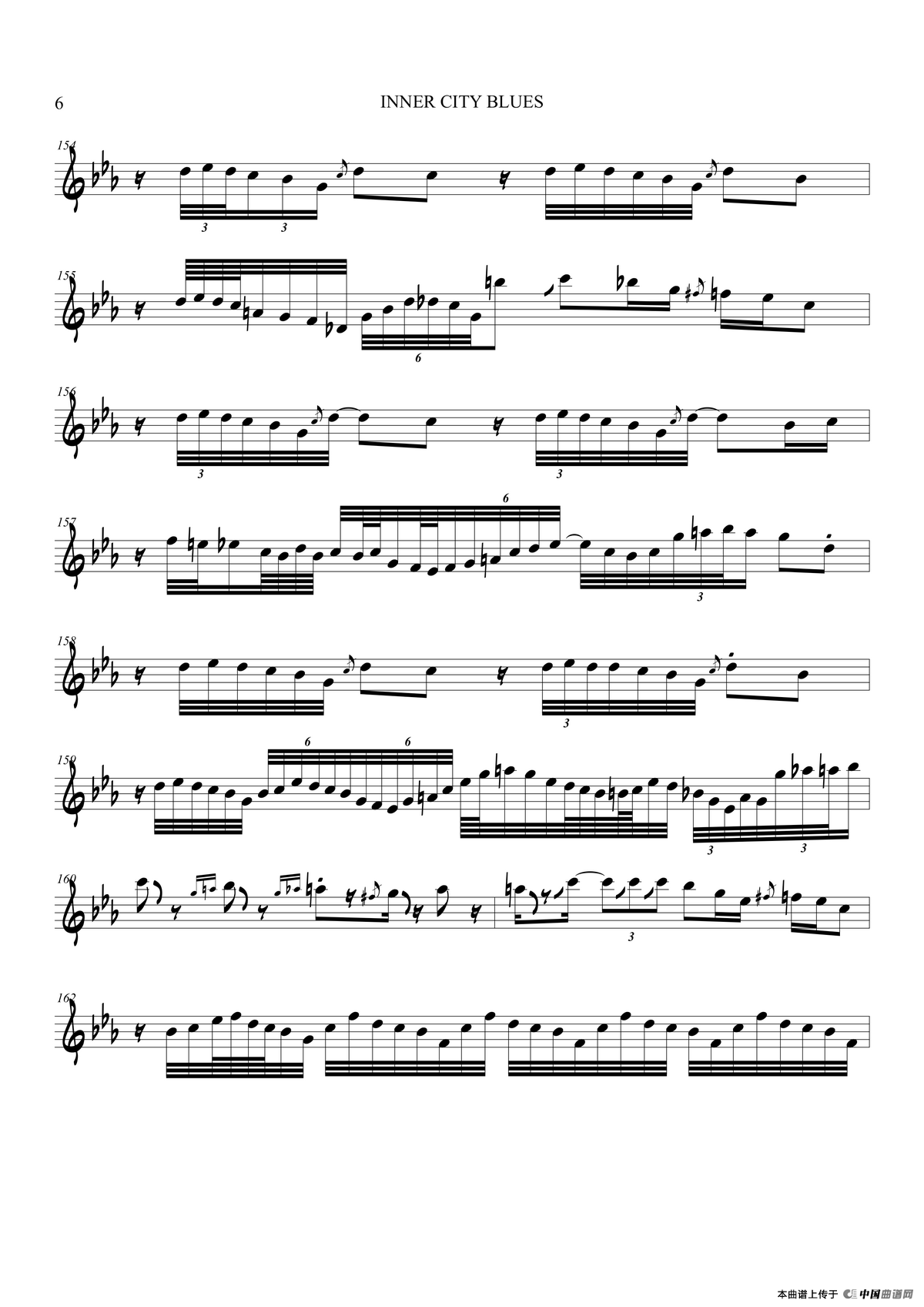 Inner City Blues（中音萨克斯）