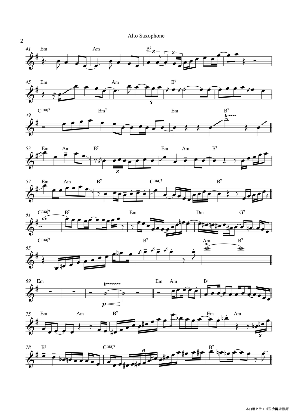 Hot Sauce（中音萨克斯）