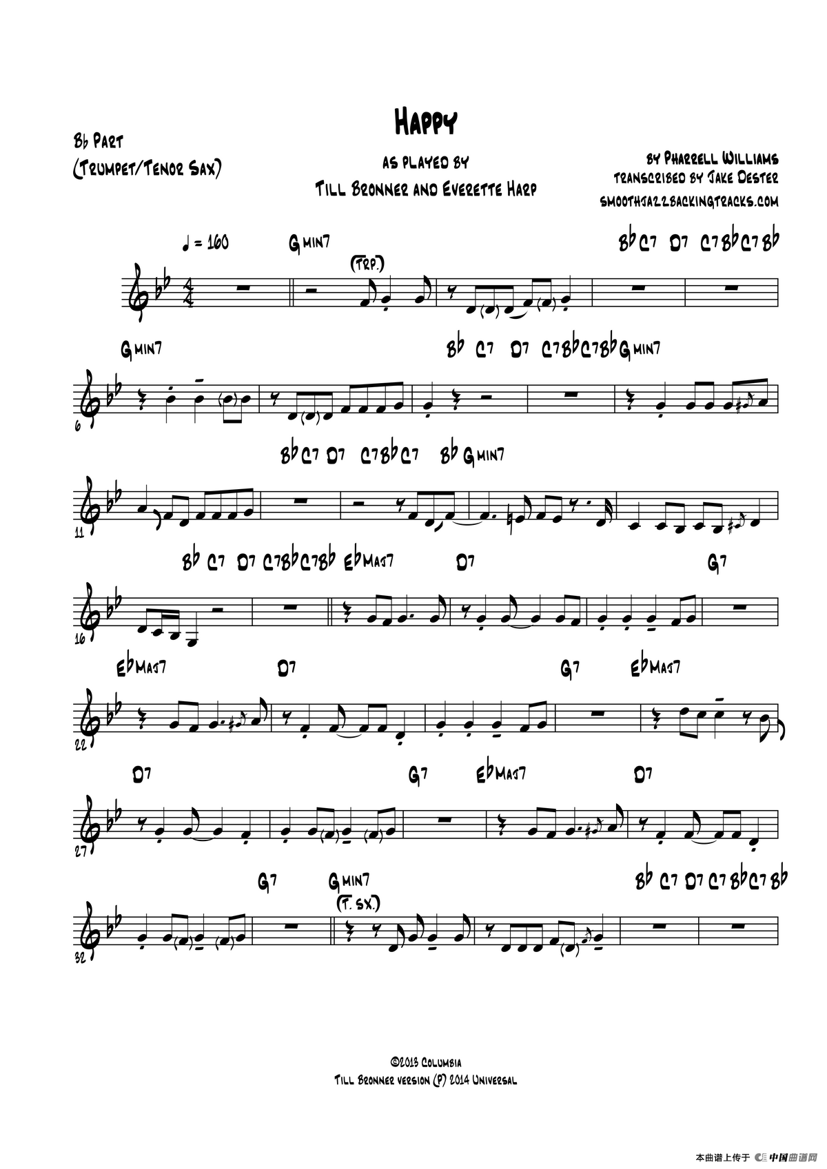 Happy（Bb Pary）