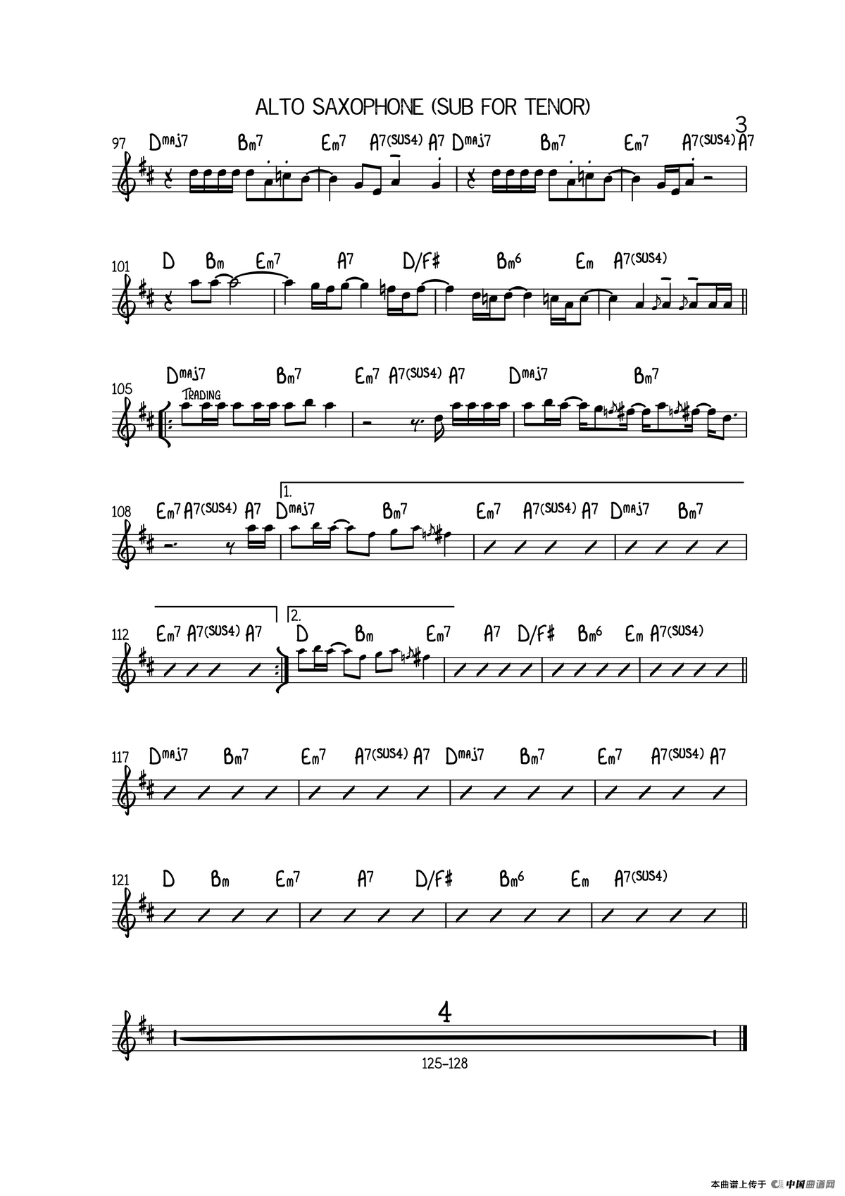 GrazinInhe Grass（中音萨克斯）