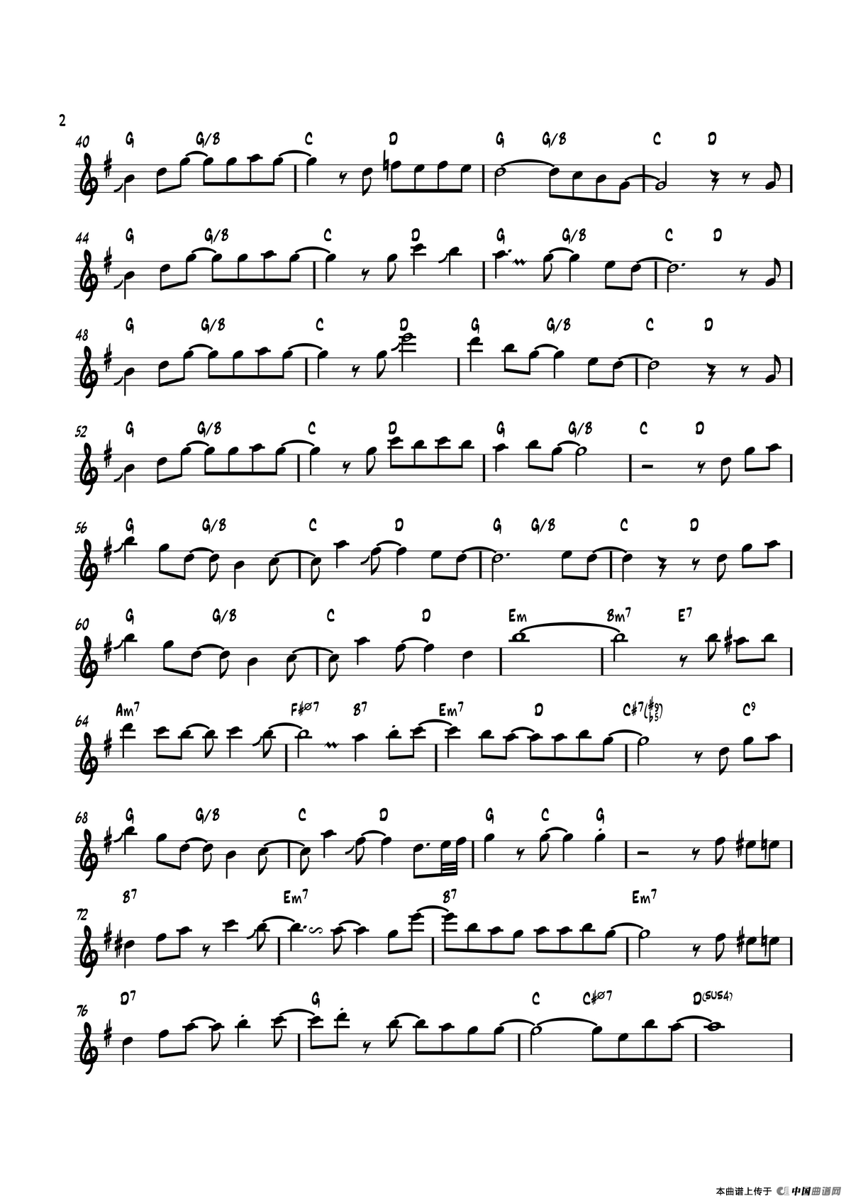 Fiesta Loca（中音萨克斯）