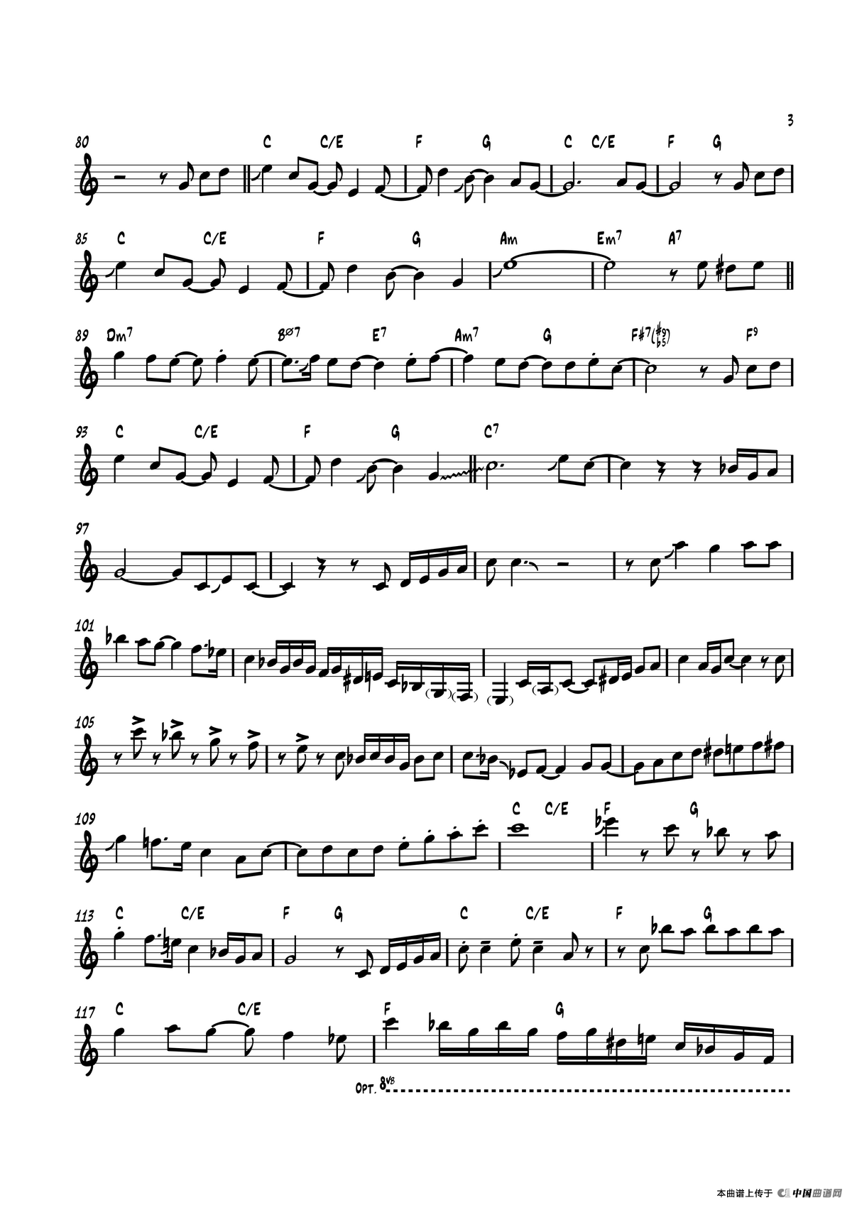 Fiesta Loca（次中音萨克斯）