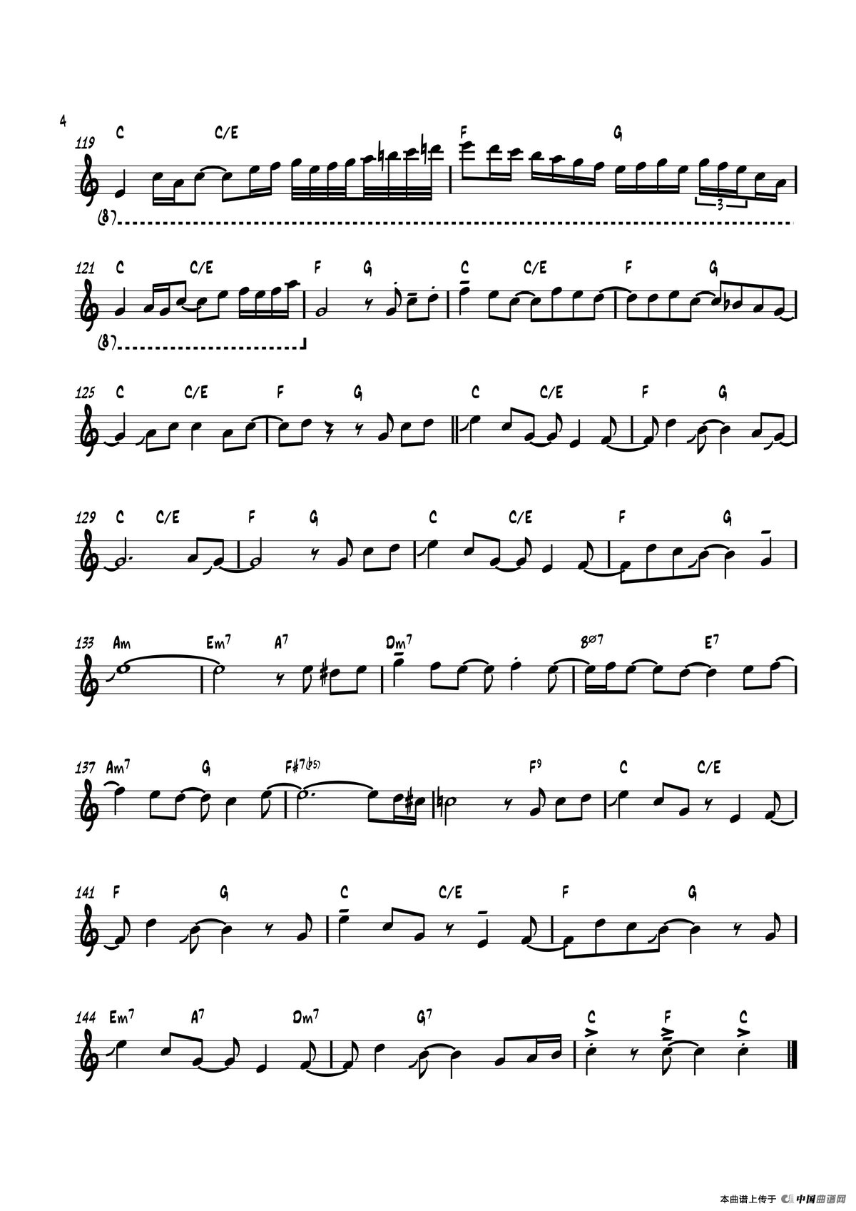 Fiesta Loca（次中音萨克斯）