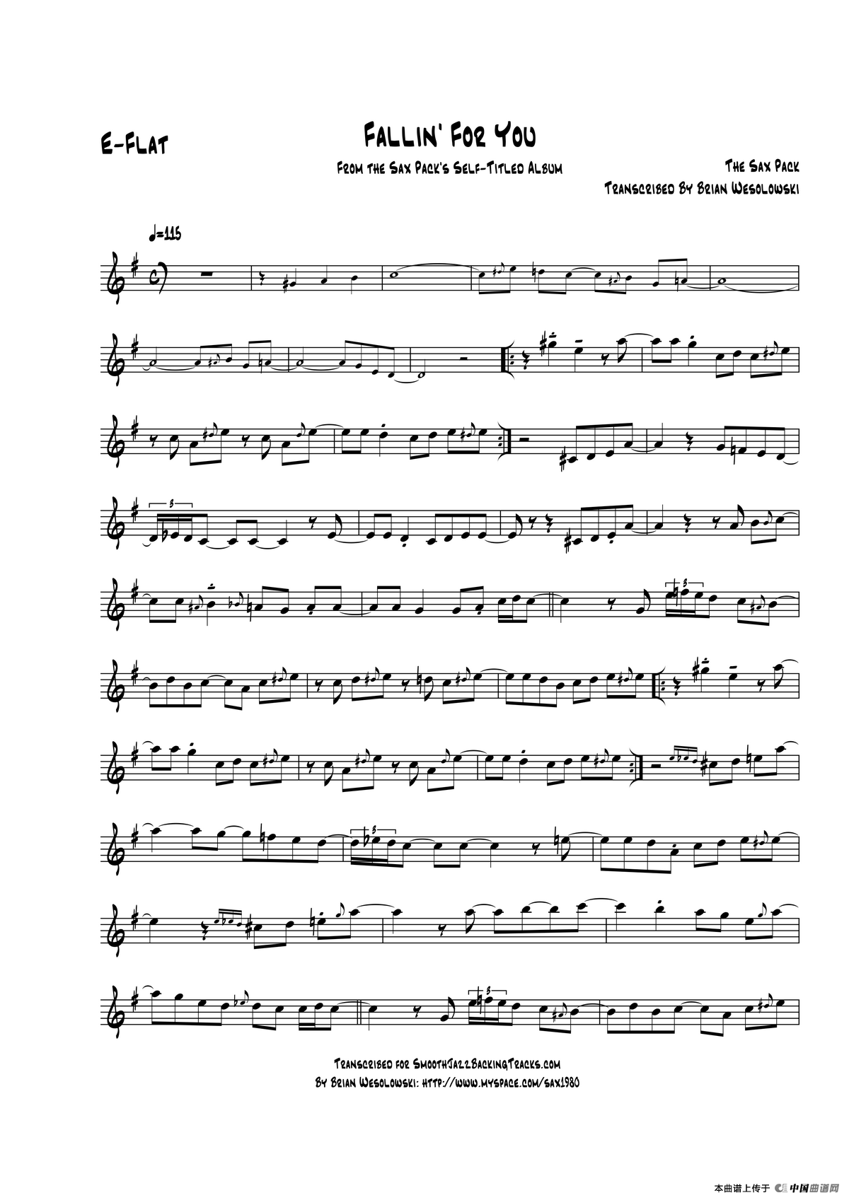 Fallin For You（E-FLAT）