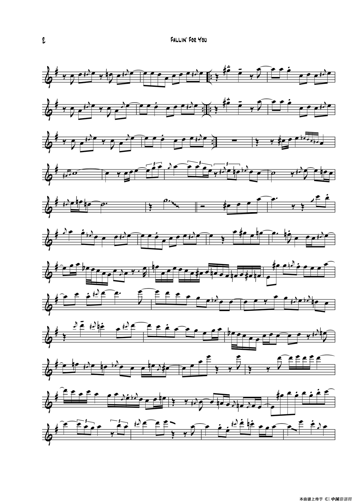 Fallin For You（E-FLAT）