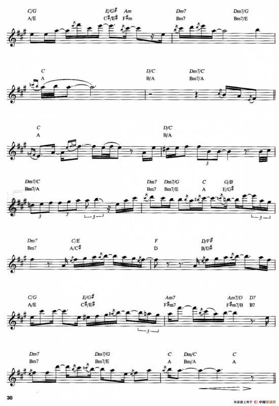 Faces Of The Heart（中音萨克斯）