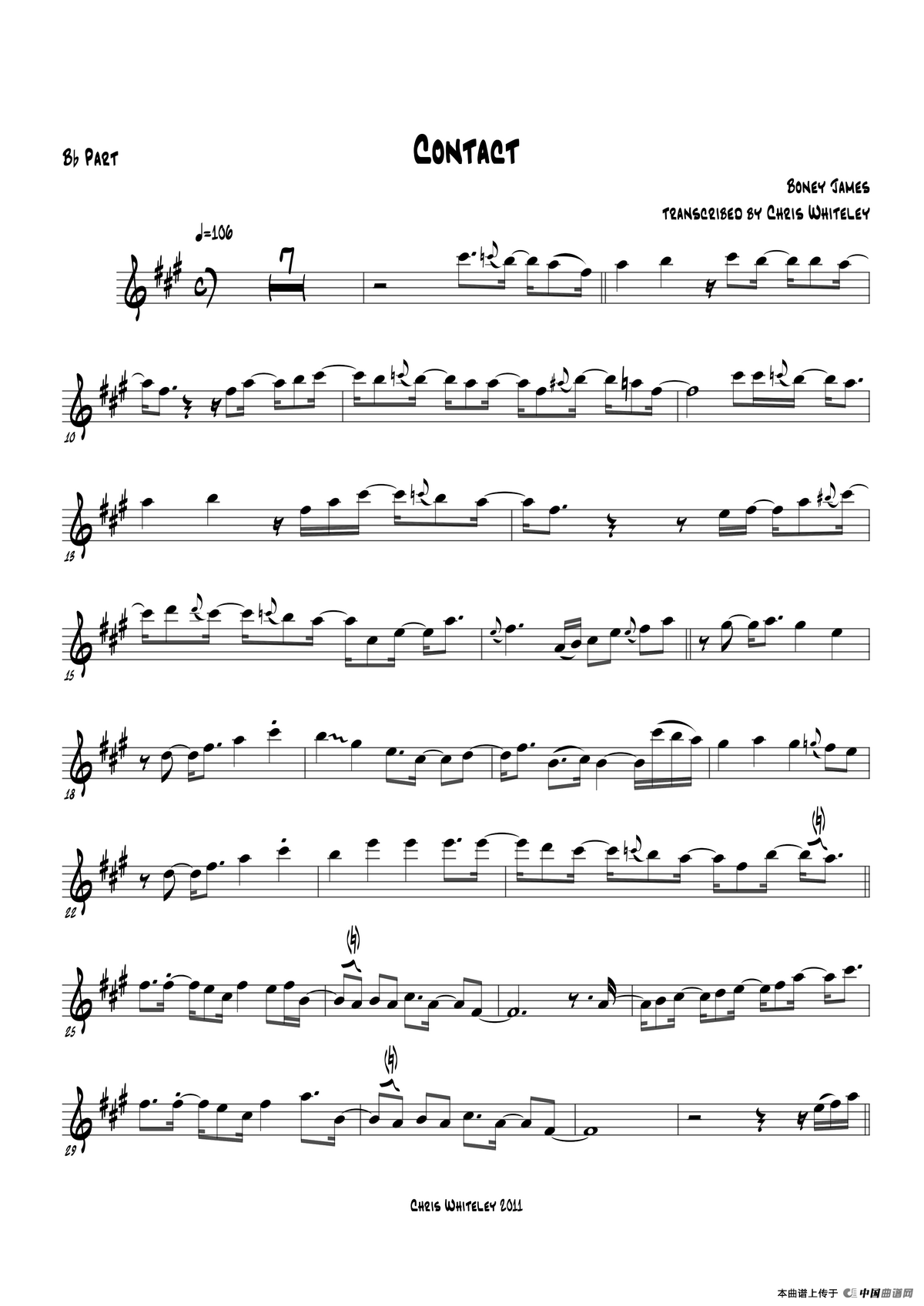 Contac（Bb PART）