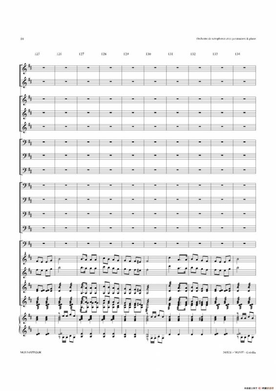 Czardas 查尔达斯（15重奏总谱）