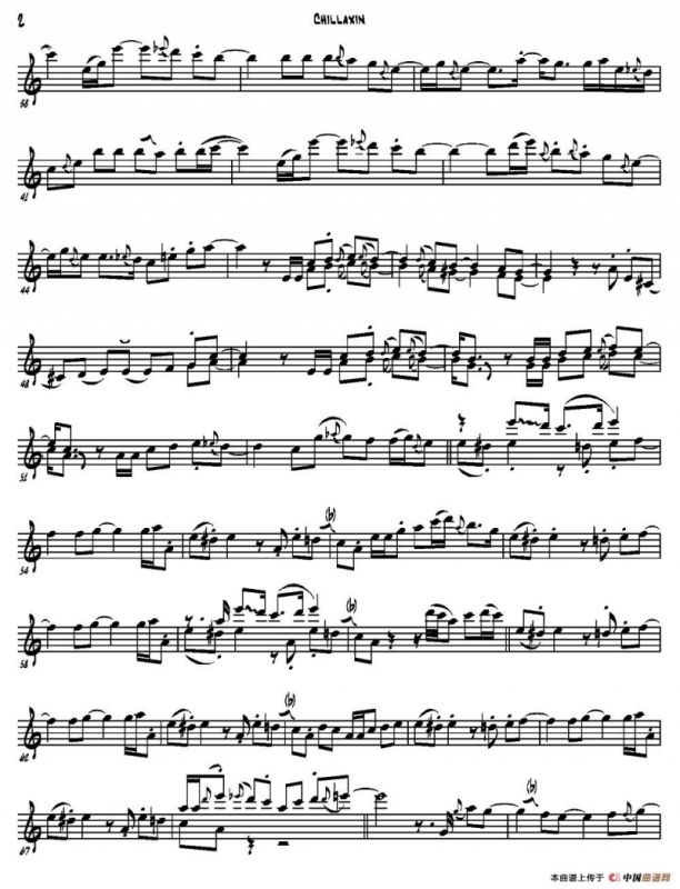 Chillaxin（Bb FLAT）