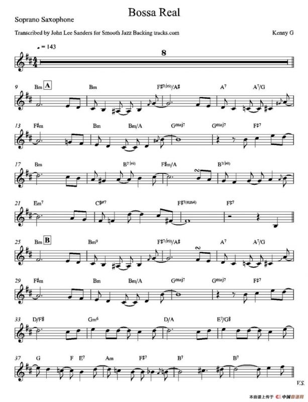 Bossa Real（高音萨克斯）