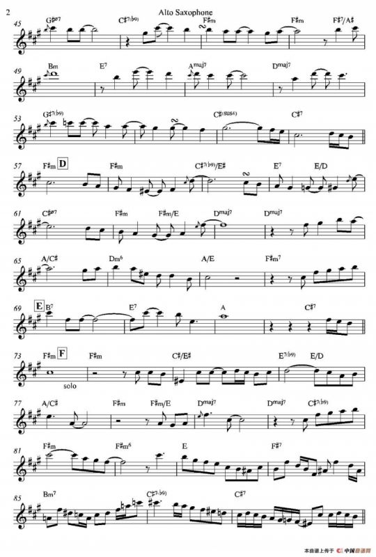 Bossa Real（中音萨克斯）