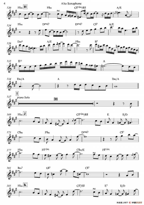 Bossa Real（中音萨克斯）