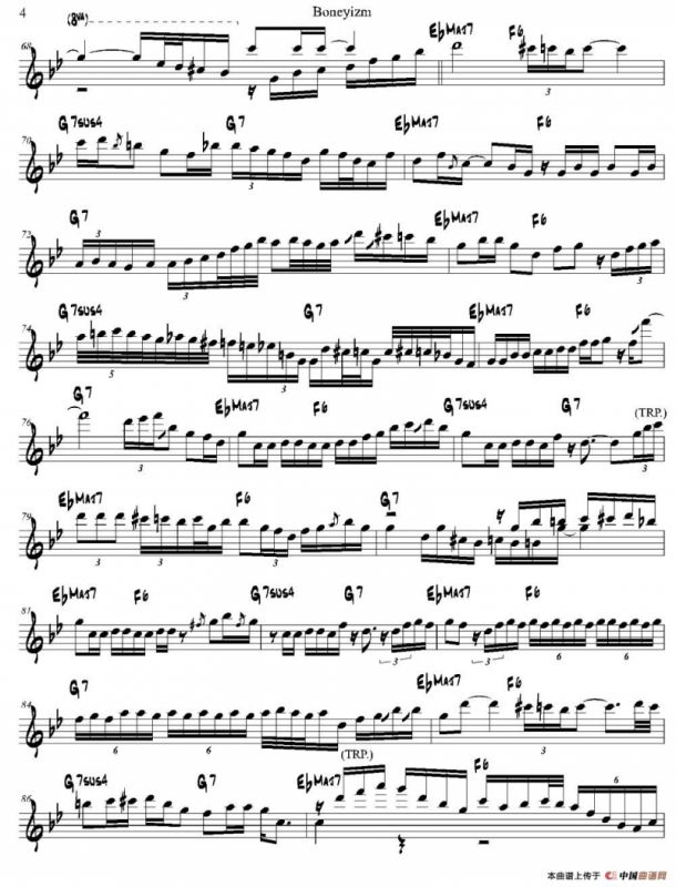 Boneyizm（次中音萨克斯）