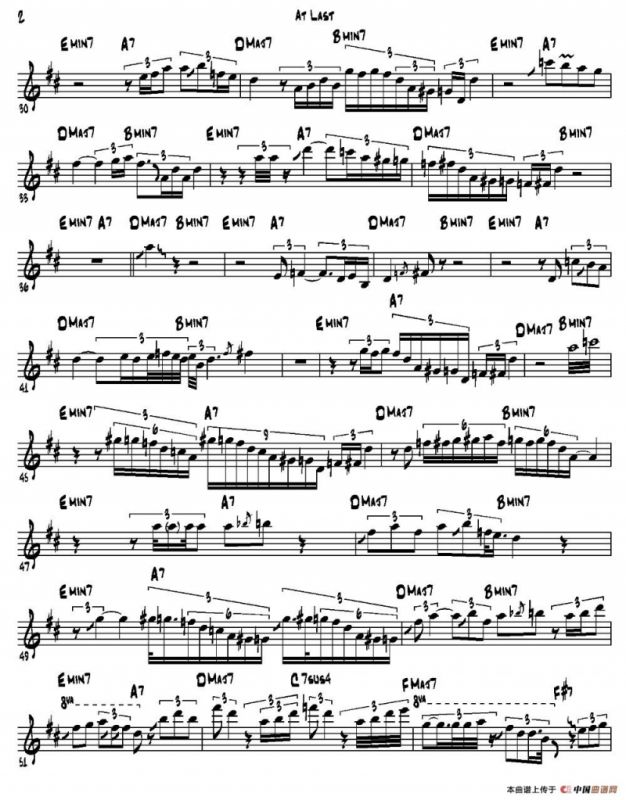 At Last（中音萨克斯）