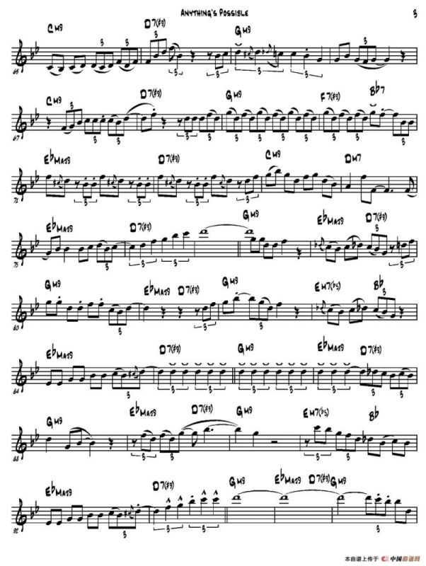 Anything‘s Possible（降E大调）