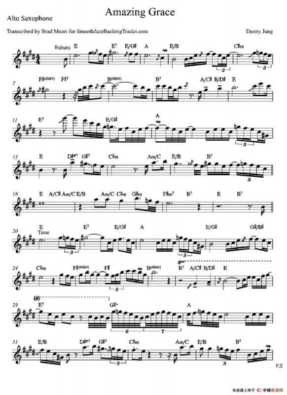 Amazing Grace （中音萨克斯）