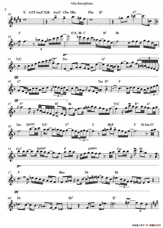 Amazing Grace （中音萨克斯）