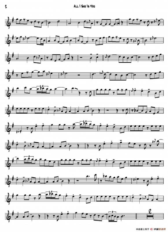 All I See IsYou（次中音萨克斯）