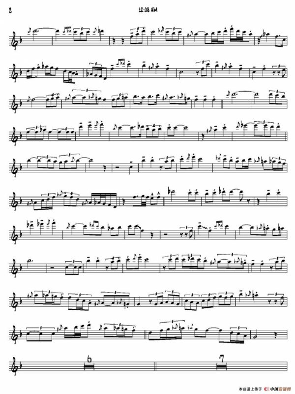 12:08 AM（次中音萨克斯）