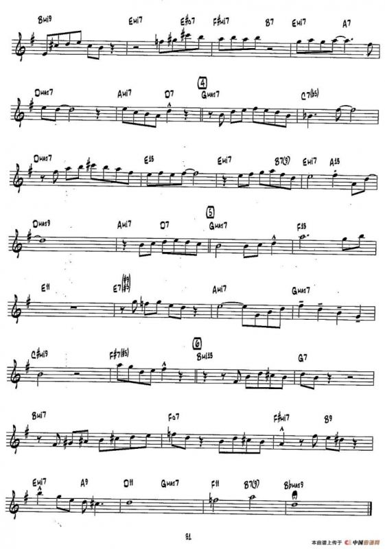 MALCOMS TUNE（15首爵士练习曲之14）