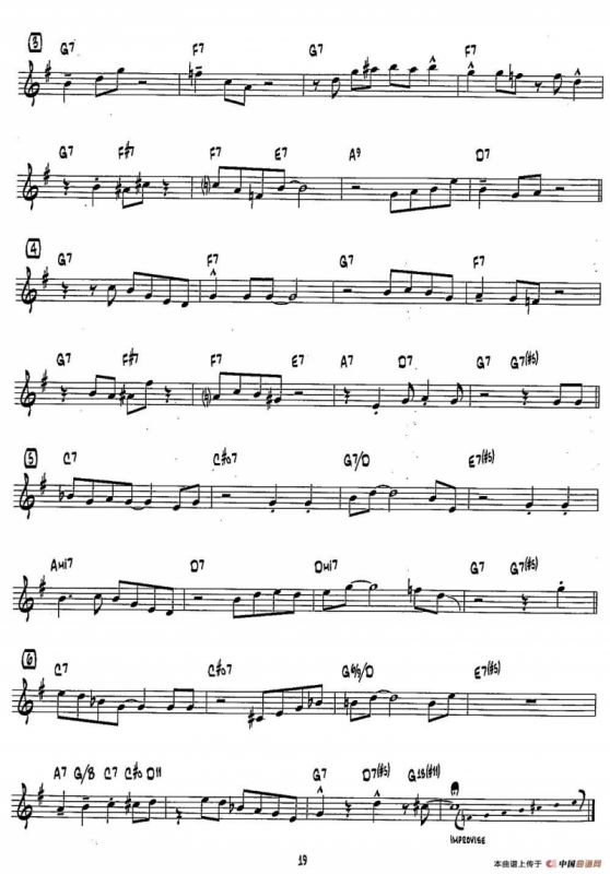 SHUFFLE（15首爵士练习曲之8）