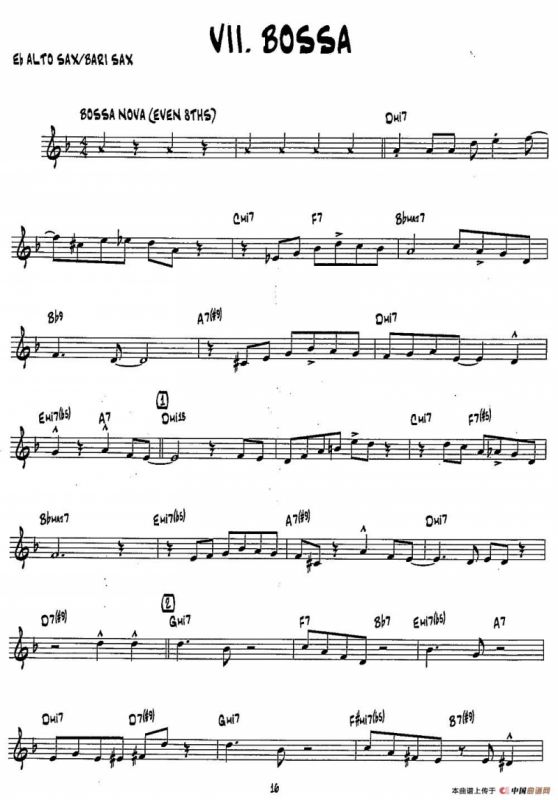 BOSSA（15首爵士练习曲之7）