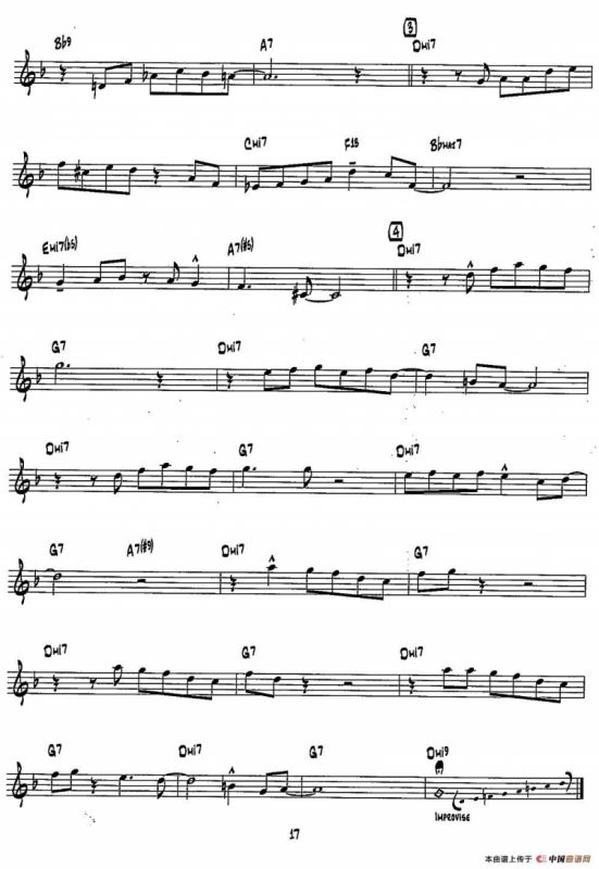 BOSSA（15首爵士练习曲之7）