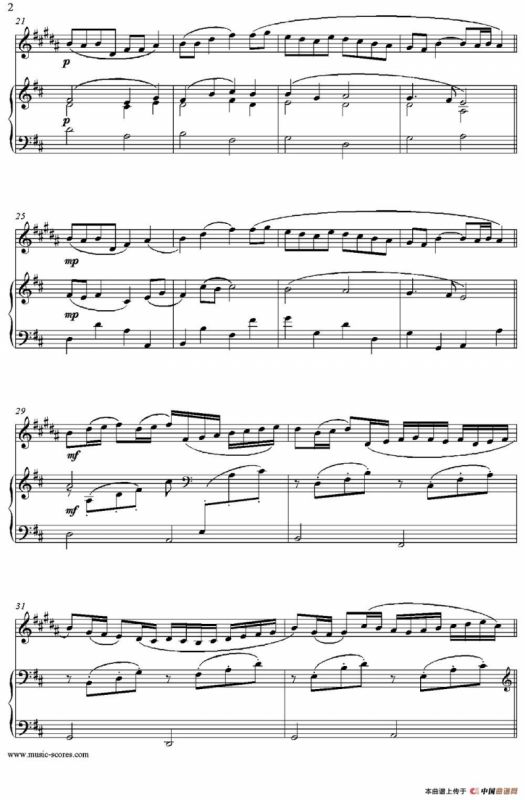 Canon in D（中音萨克斯+钢琴伴奏）