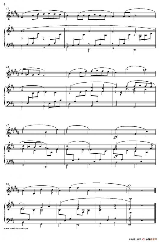 Canon in D（中音萨克斯+钢琴伴奏）