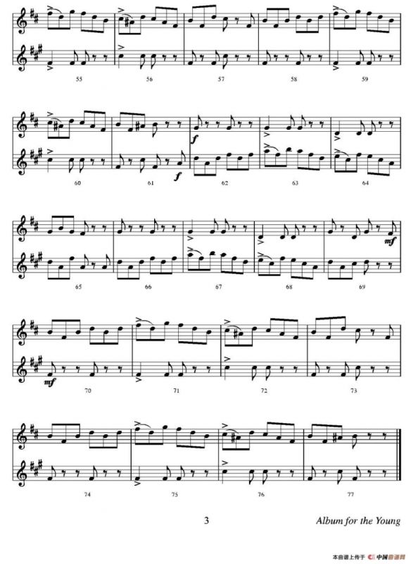 Album for the Young（年轻人的相册）（单簧管和萨克斯二重奏）