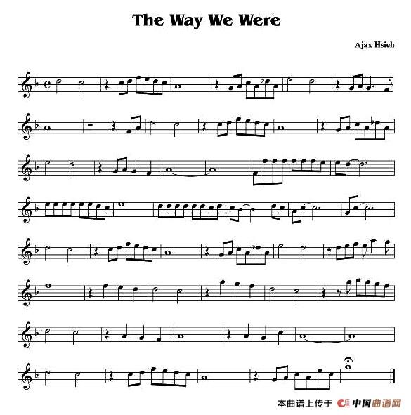 The Way We Were（往日情怀）