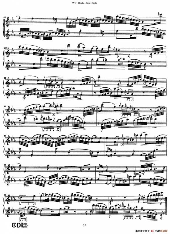 Six Duets（6首二重奏）（5）