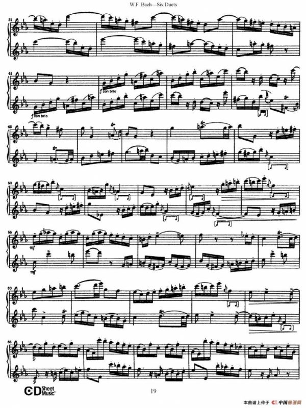 Six Duets（6首二重奏）（3）