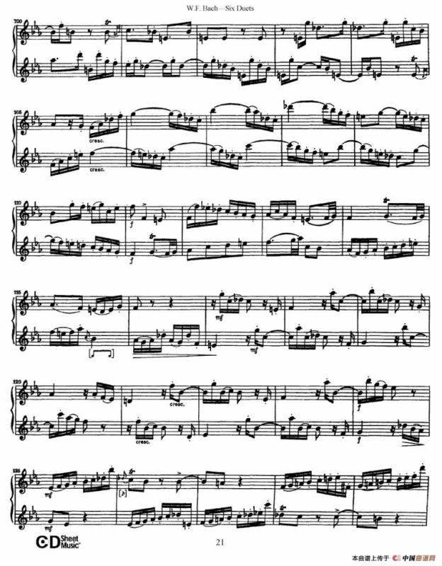 Six Duets（6首二重奏）（3）