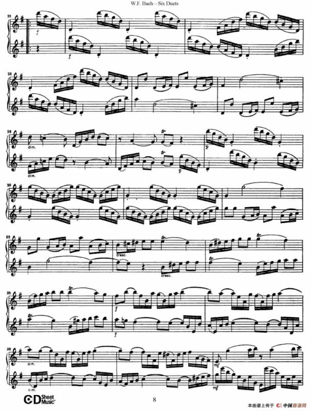 Six Duets（6首二重奏）（2）