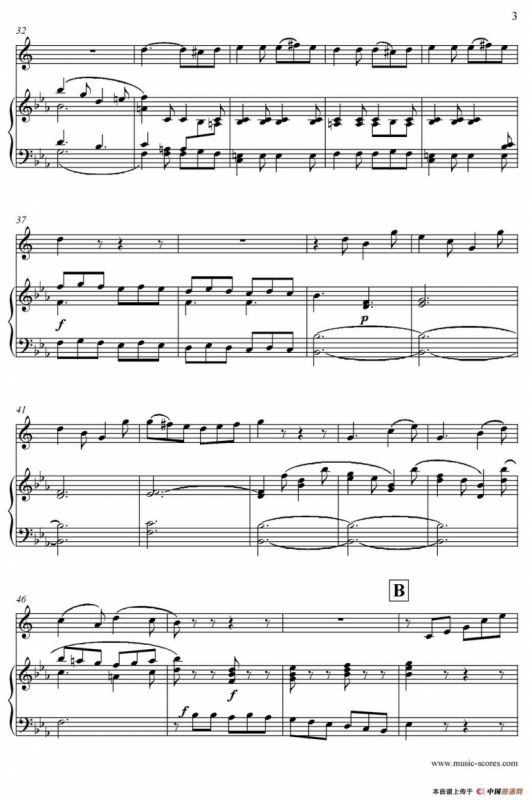 Mozart：Concerto KV495 No.4-3st Rondo 回旋曲（上低音萨克斯+钢琴伴奏）