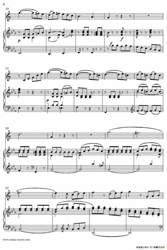 Mozart：Concerto KV495 No.4-3st Rondo 回旋曲（上低音萨克斯+钢琴伴奏）