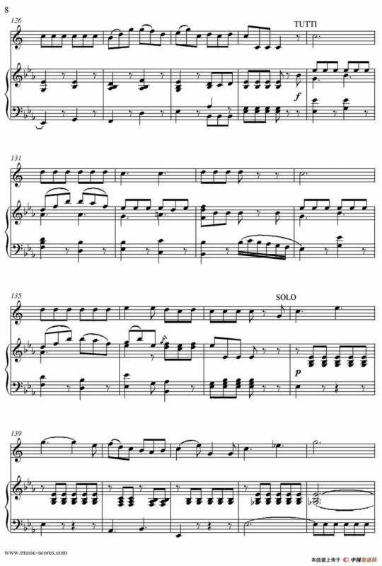 Mozart：Concerto KV495 No.4-3st Rondo 回旋曲（上低音萨克斯+钢琴伴奏）