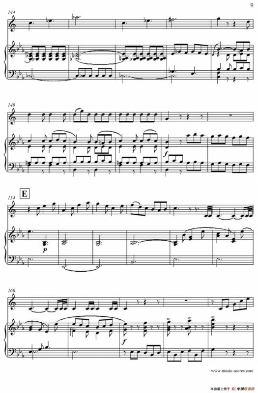 Mozart：Concerto KV495 No.4-3st Rondo 回旋曲（上低音萨克斯+钢琴伴奏）