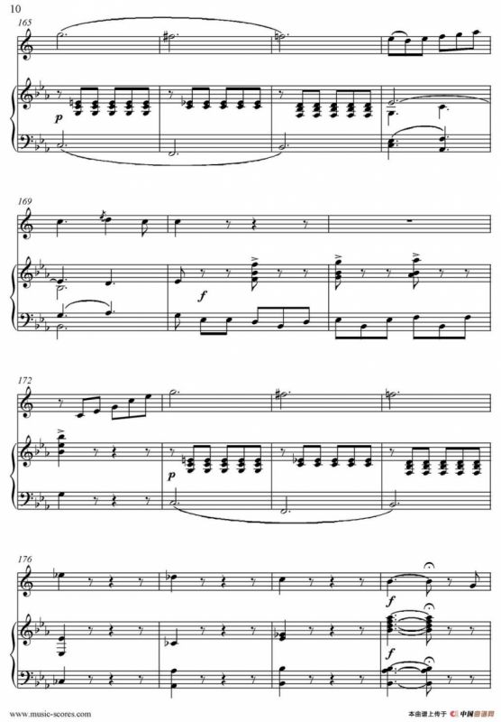 Mozart：Concerto KV495 No.4-3st Rondo 回旋曲（上低音萨克斯+钢琴伴奏）