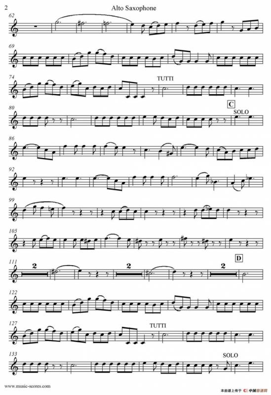 Mozart：Concerto KV495 No.4-3st Rondo 回旋曲（中音萨克斯）