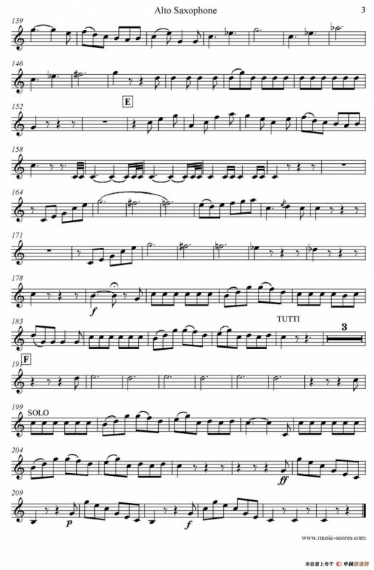 Mozart：Concerto KV495 No.4-3st Rondo 回旋曲（中音萨克斯）