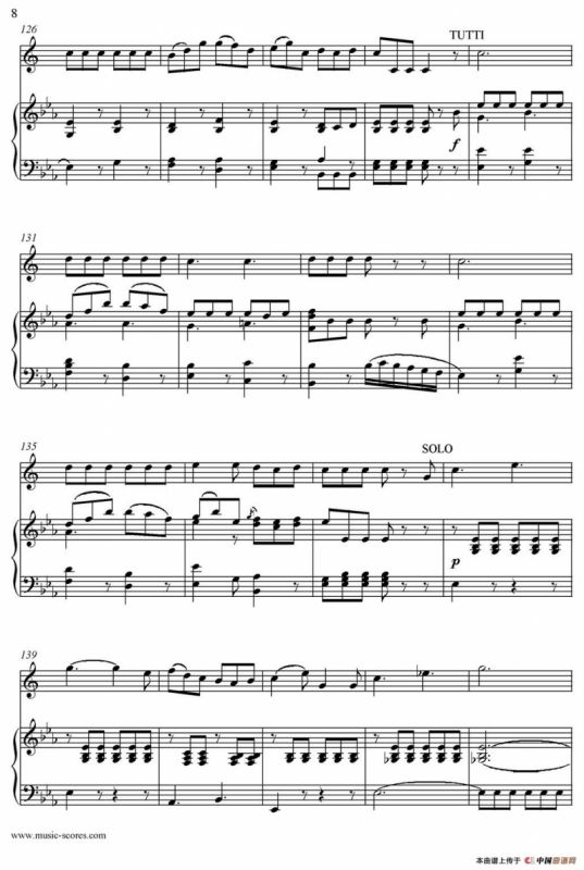 Mozart：Concerto KV495 No.4-3st Rondo 回旋曲（中音萨克斯+钢琴伴奏）