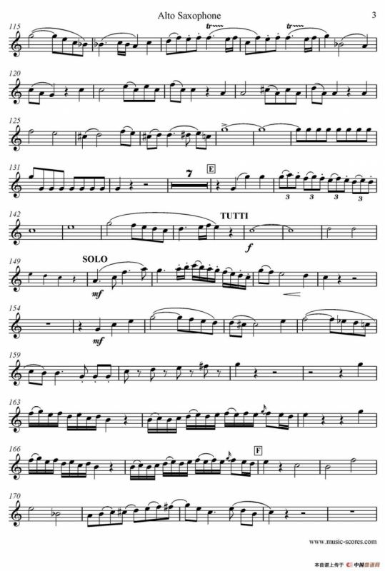 Mozart：Concerto KV495 No.4-1st（中音萨克斯）