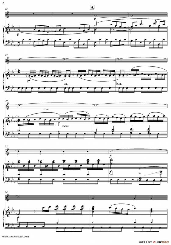 Mozart：Concerto KV495 No.4-1st（中音萨克斯+钢琴伴奏）