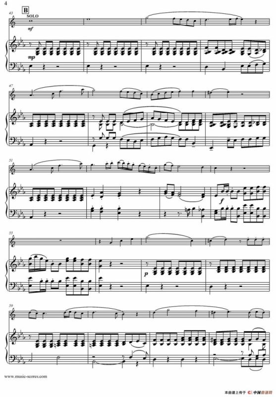 Mozart：Concerto KV495 No.4-1st（中音萨克斯+钢琴伴奏）