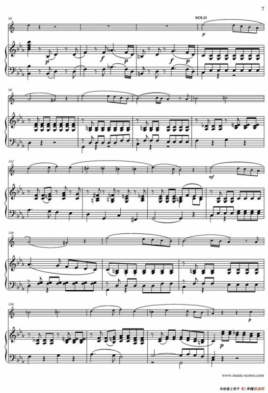 Mozart：Concerto KV495 No.4-1st（中音萨克斯+钢琴伴奏）