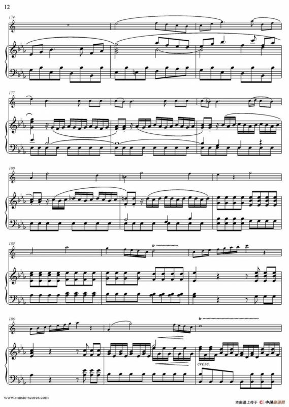 Mozart：Concerto KV495 No.4-1st（中音萨克斯+钢琴伴奏）