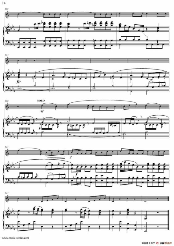 Mozart：Concerto KV495 No.4-1st（中音萨克斯+钢琴伴奏）