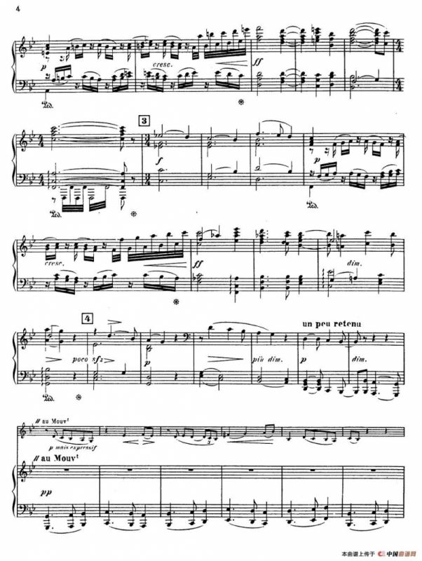 Choral vari Op.55（萨克斯+钢琴伴奏）